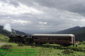 Trem da Serra da Mantiqueira, viagem de testes no Túnel Grande