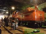 Filmagens no Interior do Galpão de Locomotivas