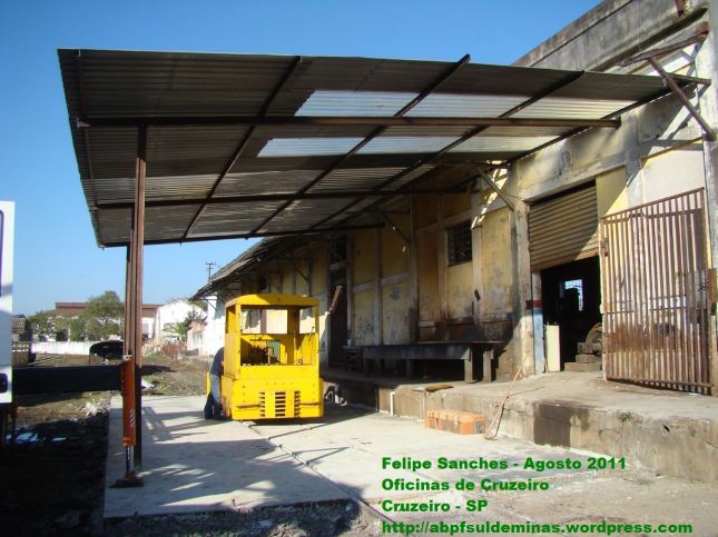 Nova área de trabalhos das oficinas de Cruzeiro