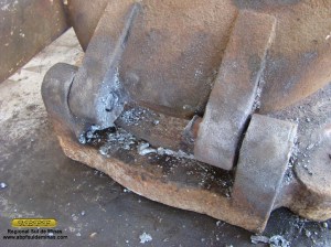 Detalhe da dobradiça