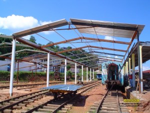 Instalação do telhado