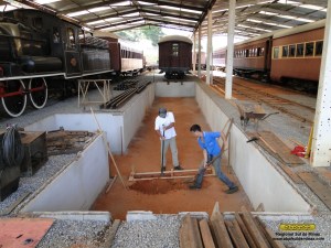 Inicio da escavação das fundações