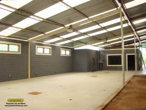 Local para instalação do maquinário de marcenaria