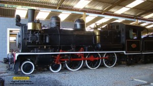 Detalhe da locomotiva