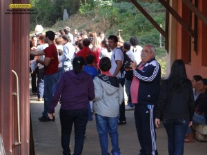 Desembarque para visitar a estação Coronel Fulgêncio