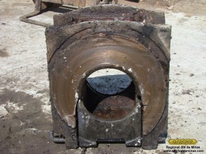 Situação das caixas logo após remoção da locomotiva