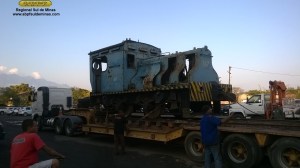 Já sem as "amarras", começando a ser movimentada