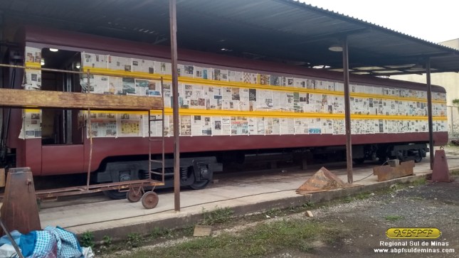 Processo de pintura das faixas laterais